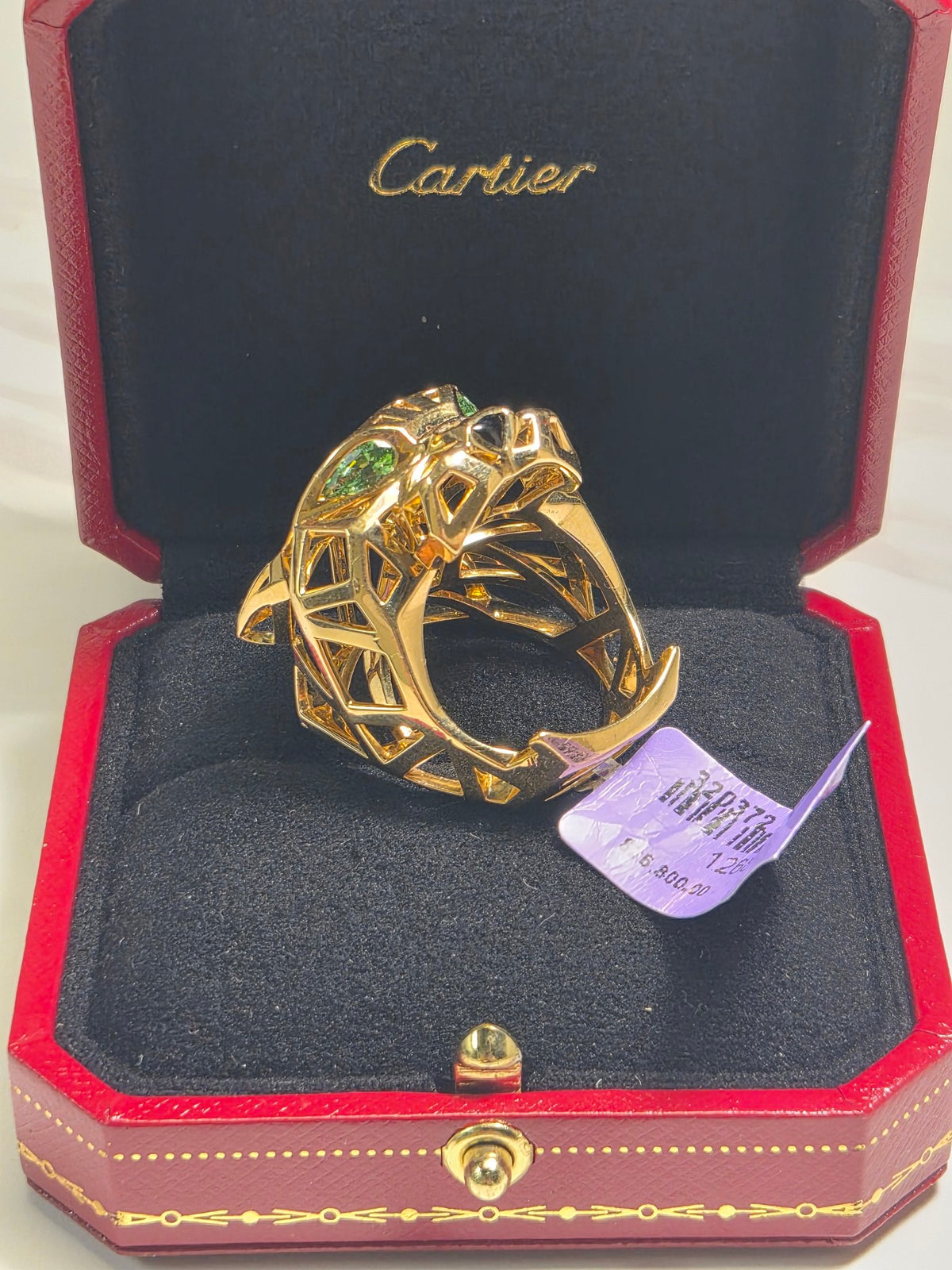 Cartier Panthère 18k Yellow Gold Ring