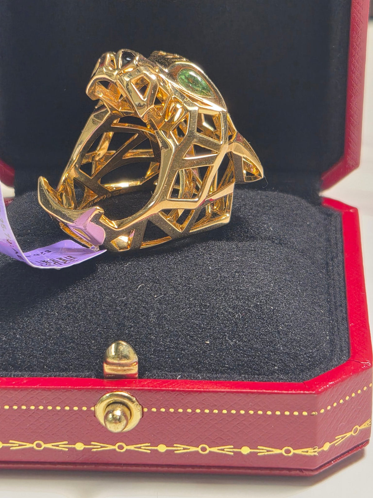 Cartier Panthère 18k Yellow Gold Ring