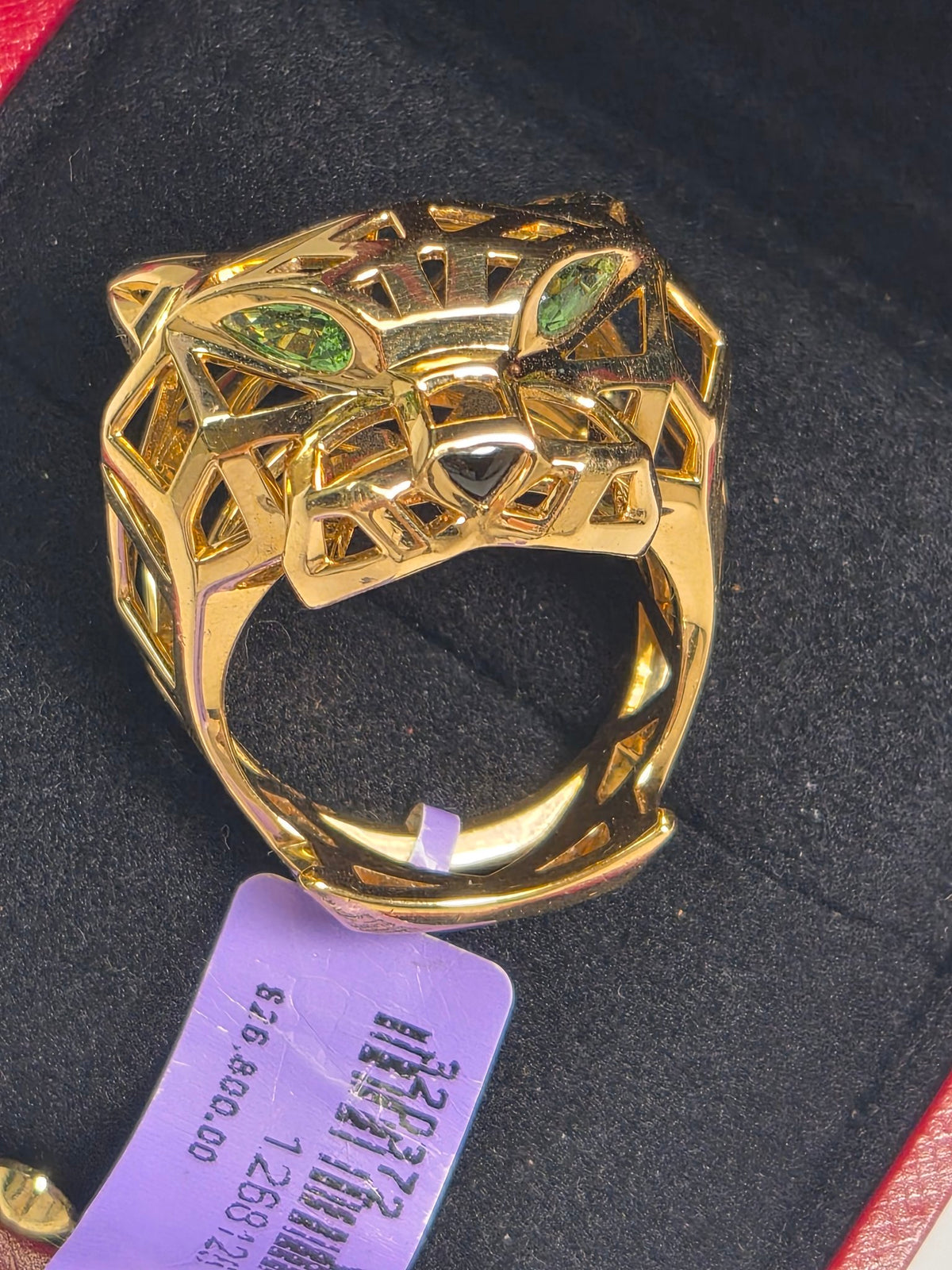 Cartier Panthère 18k Yellow Gold Ring