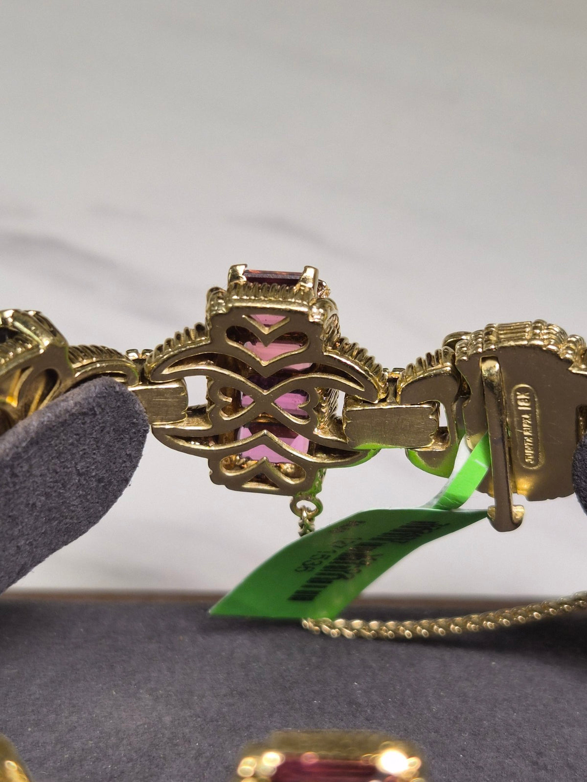 Judith Ripka 18k Gold Multi-Gemstone Bracelet
