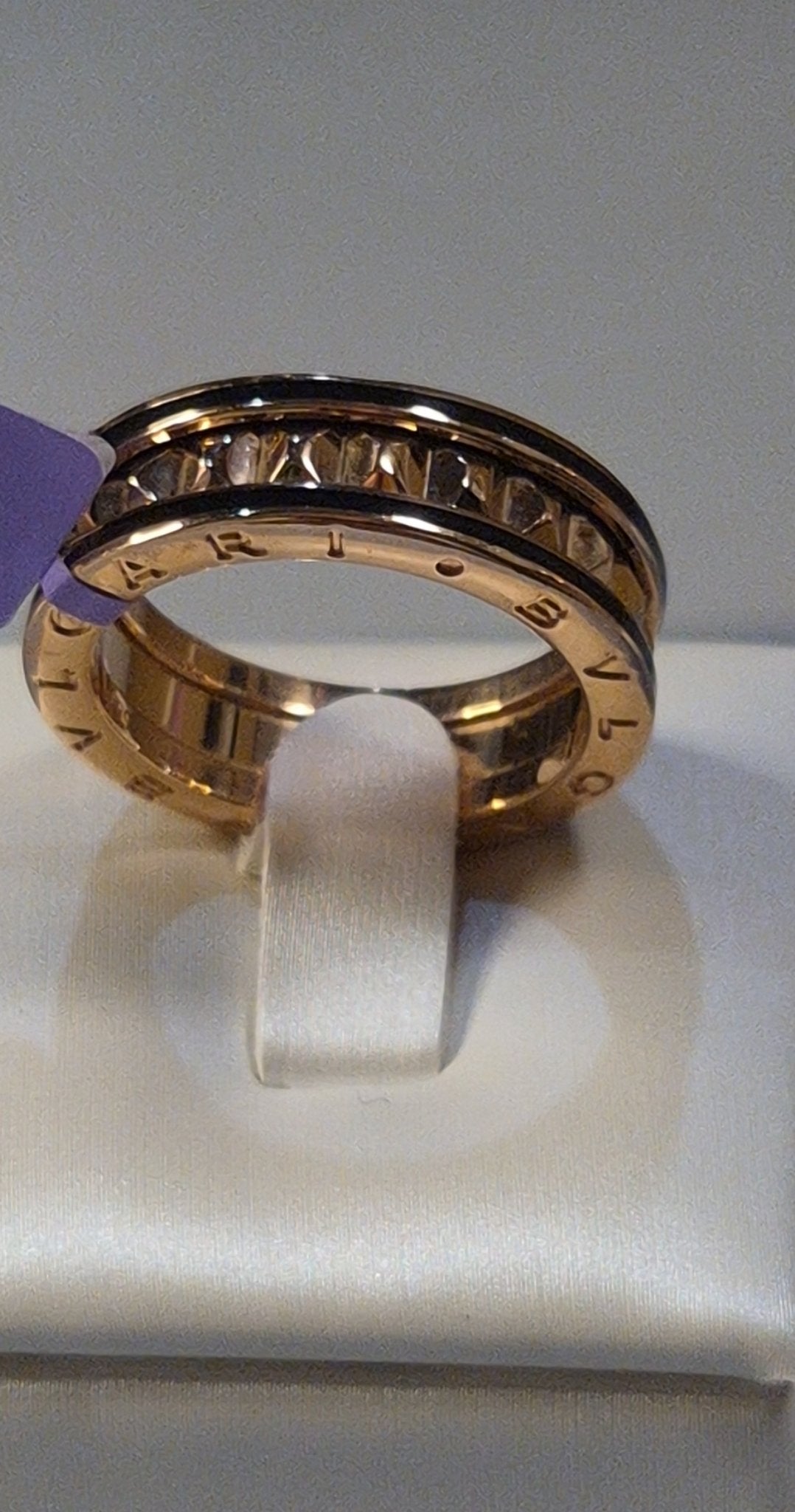 Bvlgari B.zero1 Rock 18k Rose Gold Ring