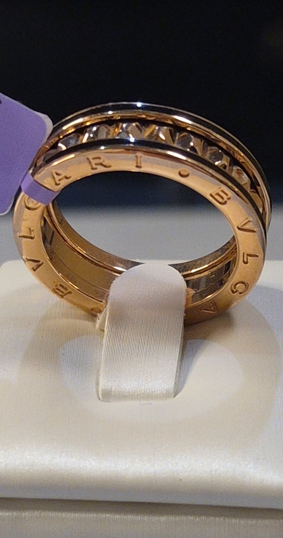 Bvlgari B.zero1 Rock 18k Rose Gold Ring
