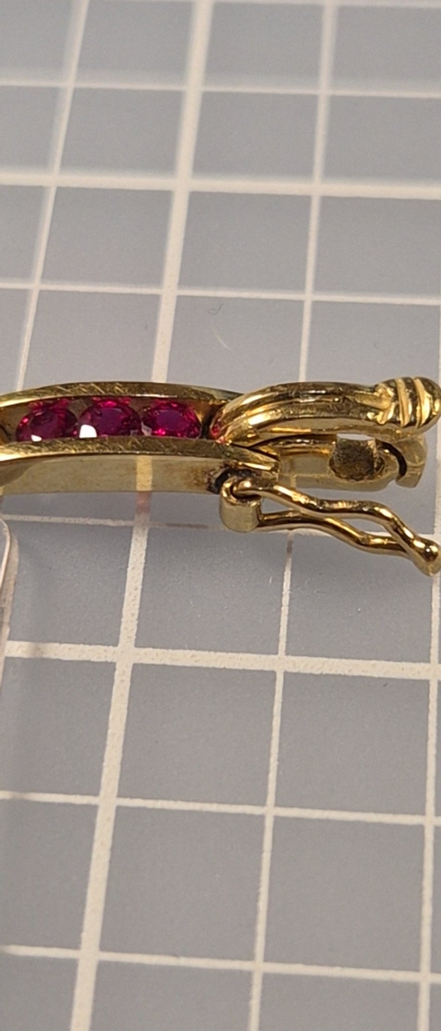 Ruby and Diamond Gold Bracelet