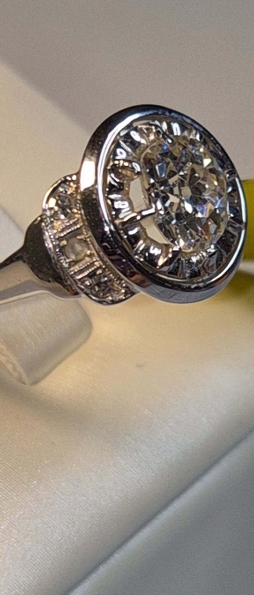 Diamond Halo Engagement Ring