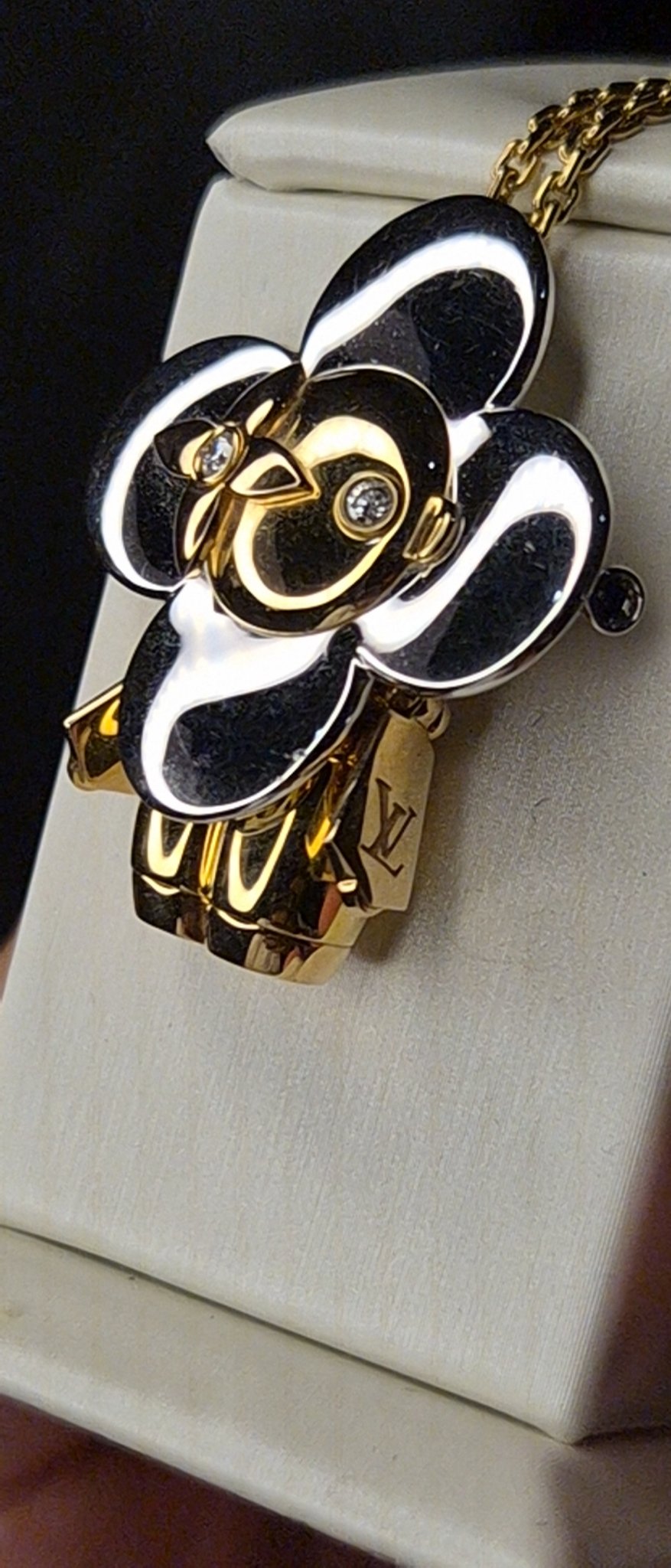 Louis Vuitton Vivienne Pendant Brooch