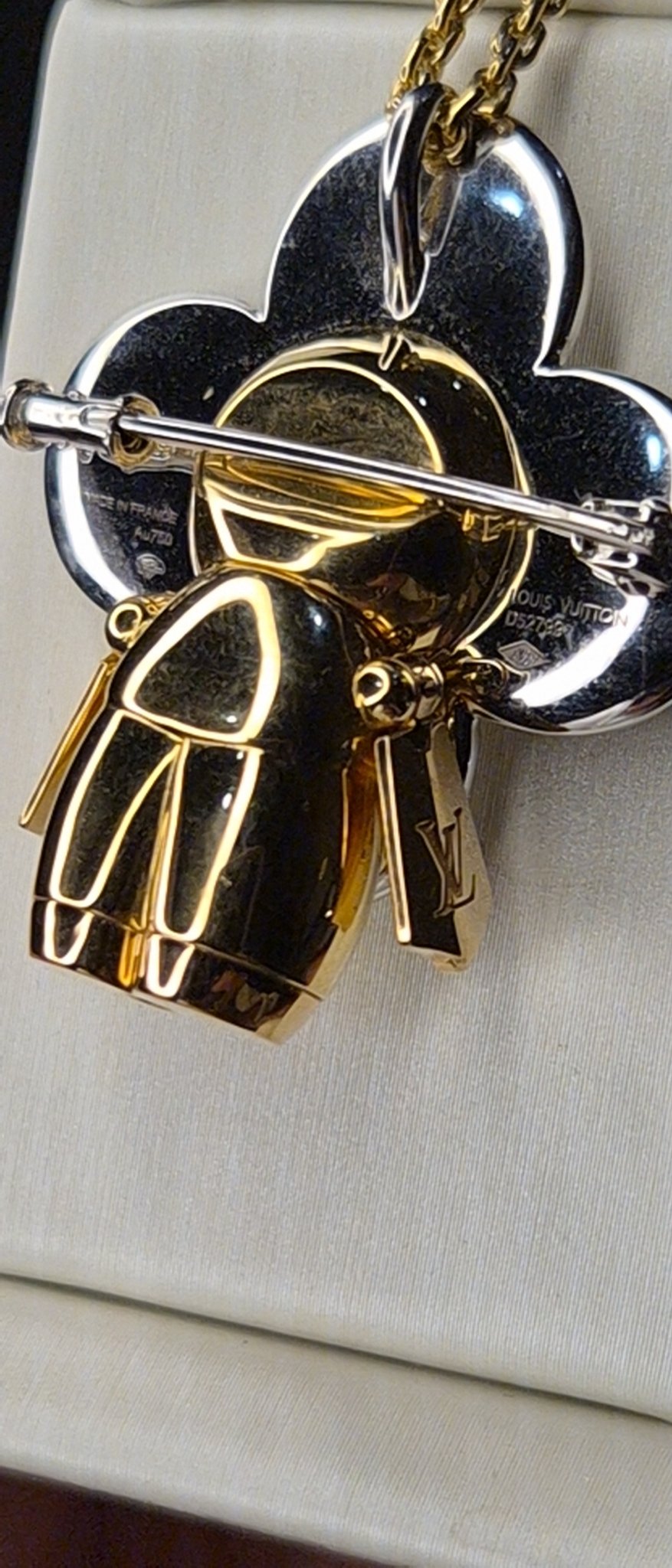 Louis Vuitton Vivienne Pendant Brooch