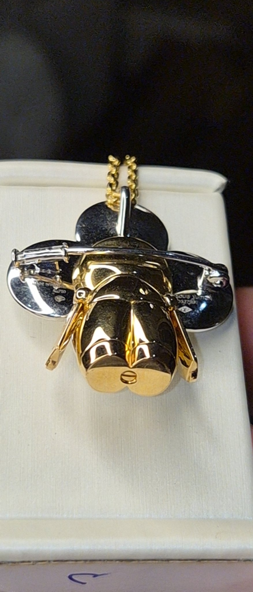 Louis Vuitton Vivienne Pendant Brooch