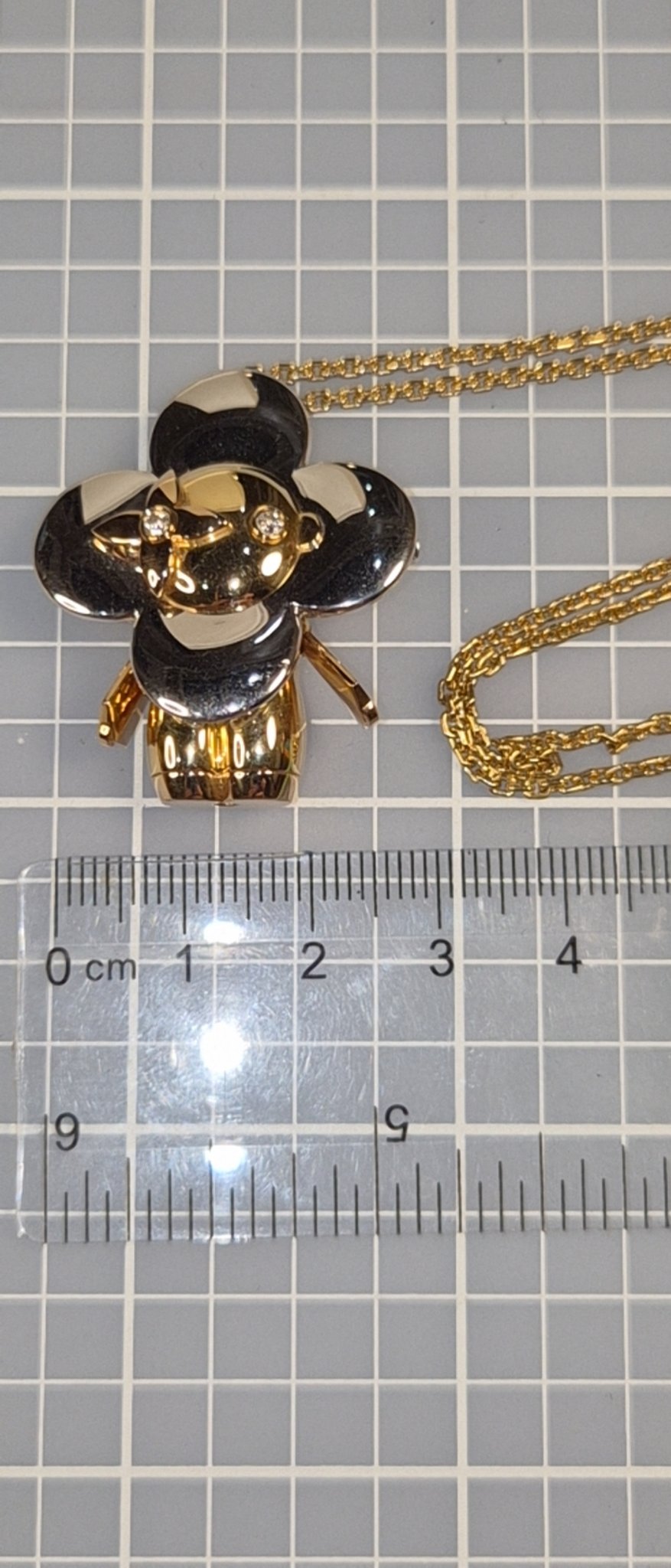 Louis Vuitton Vivienne Pendant Brooch