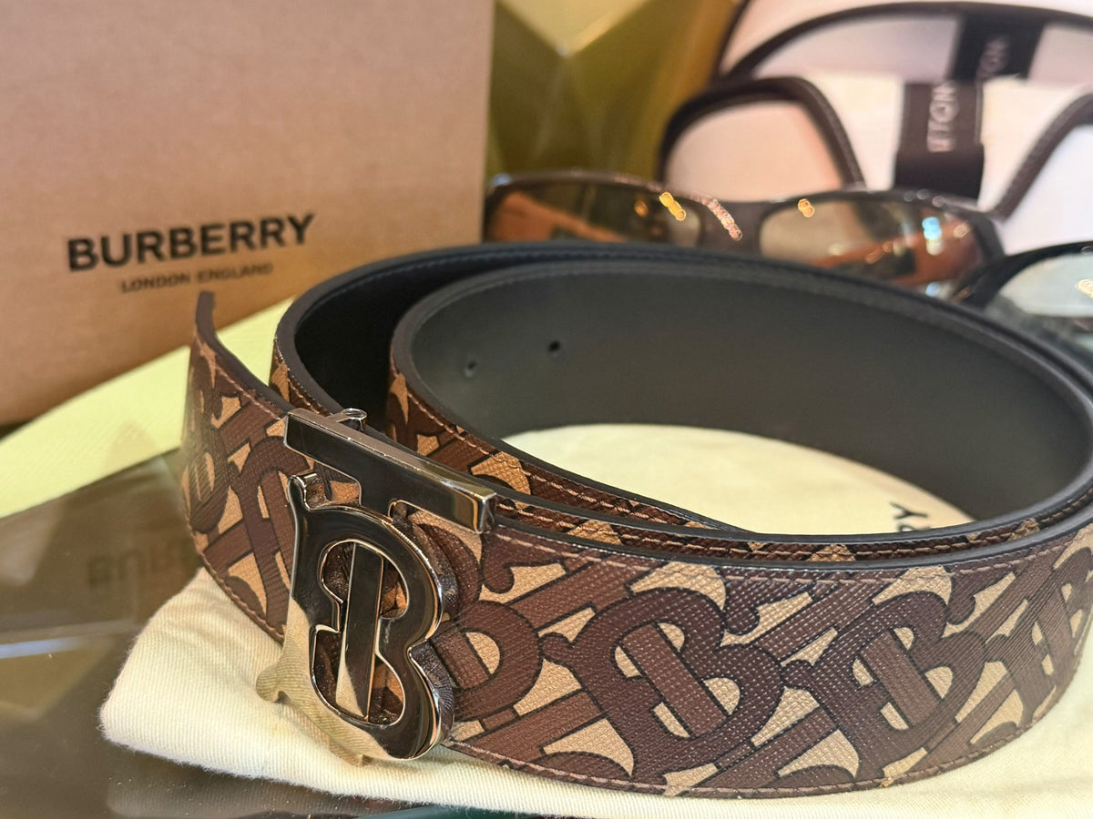 Burberry TB Monogram Belt