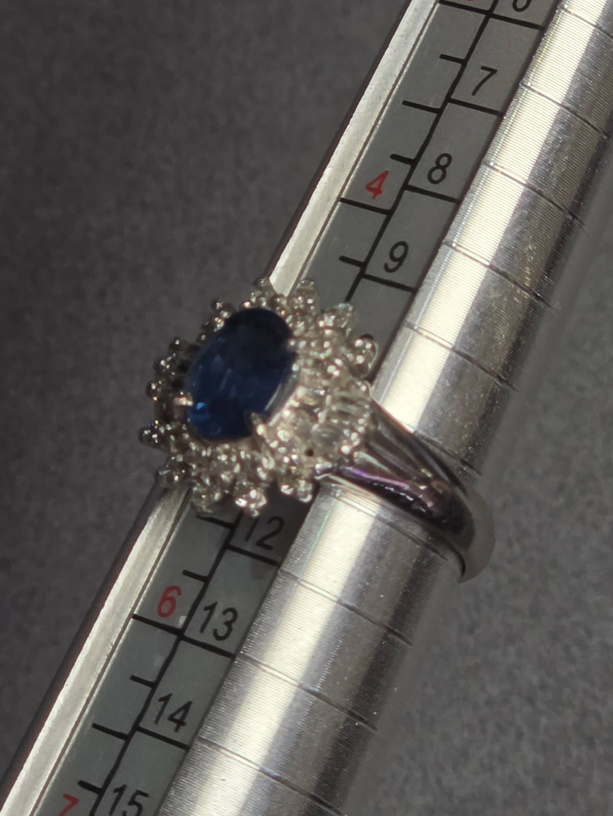 1.6ct platinum pt900 diamond ring