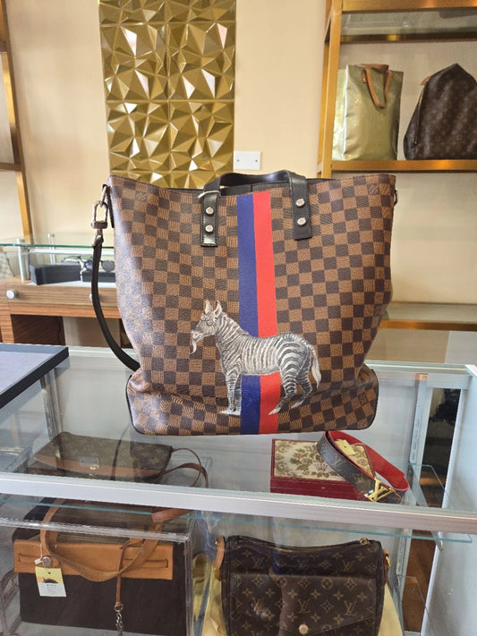 Louis Vuitton Savane Damier Zebra Atlas Tote NA