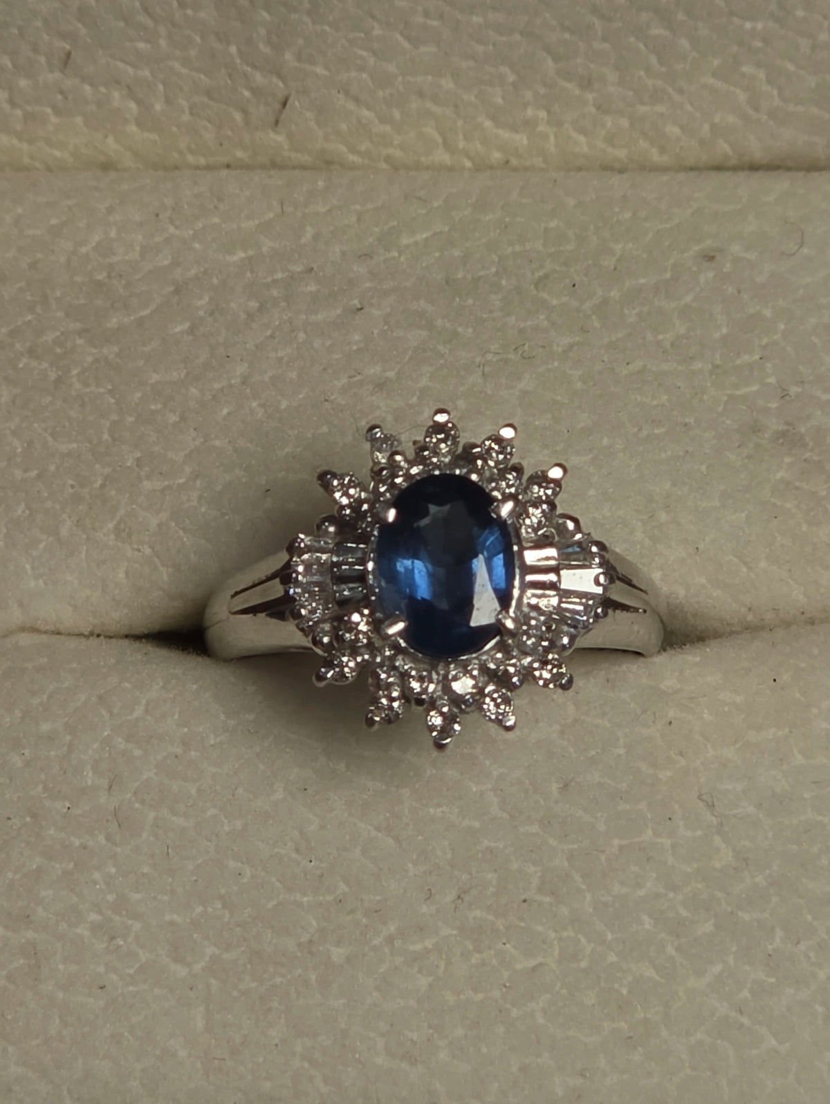 1.6ct platinum pt900 diamond ring