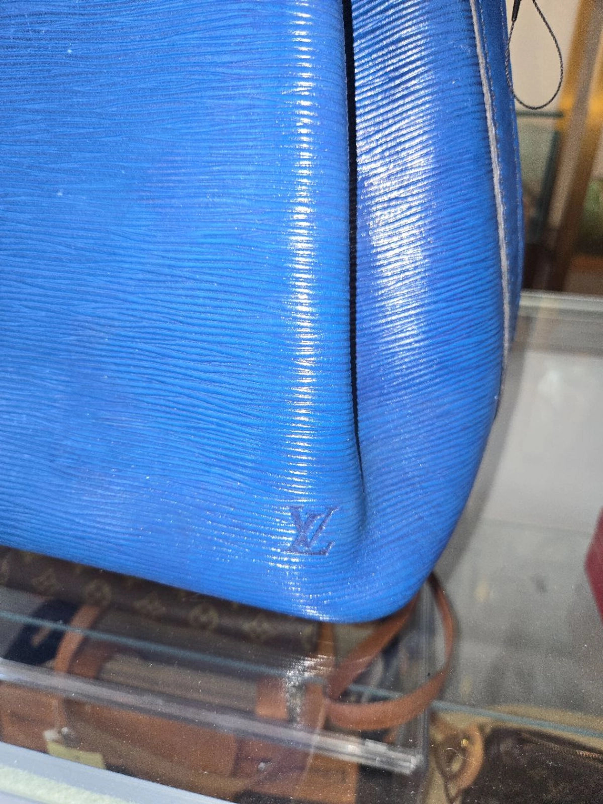 Louis Vuitton epi blue Petite Noe NA