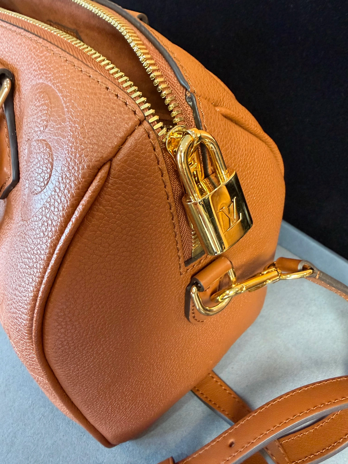Louis Vuitton Speedy bandolier with Box