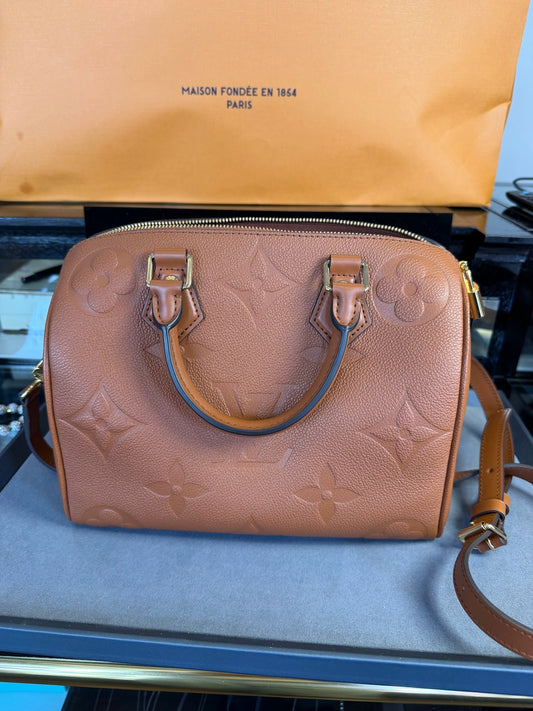 Louis Vuitton Speedy bandolier with Box