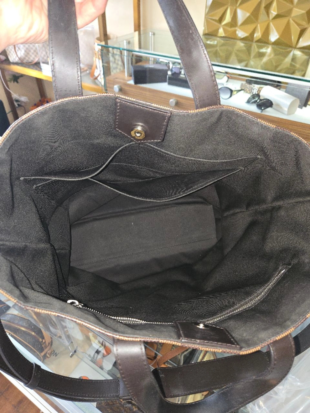 Louis Vuitton Savane Damier Zebra Atlas Tote NA