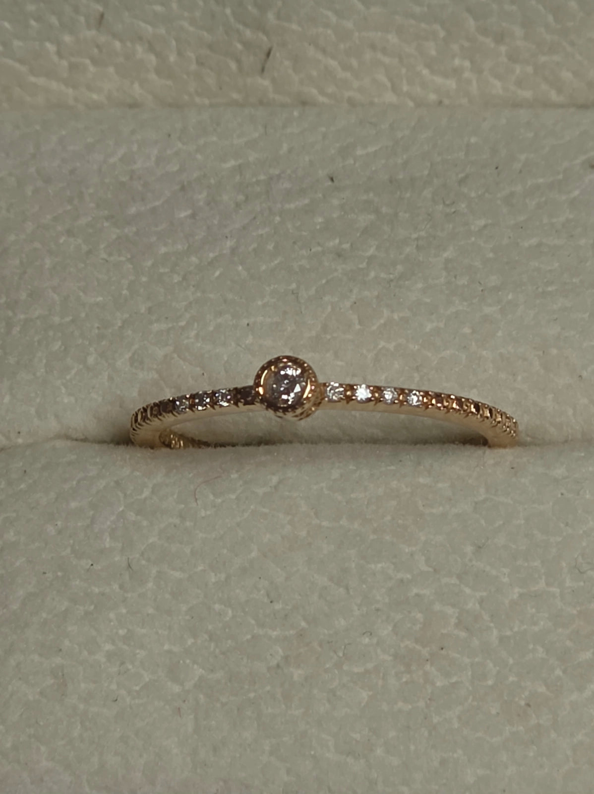 10k diamond ring