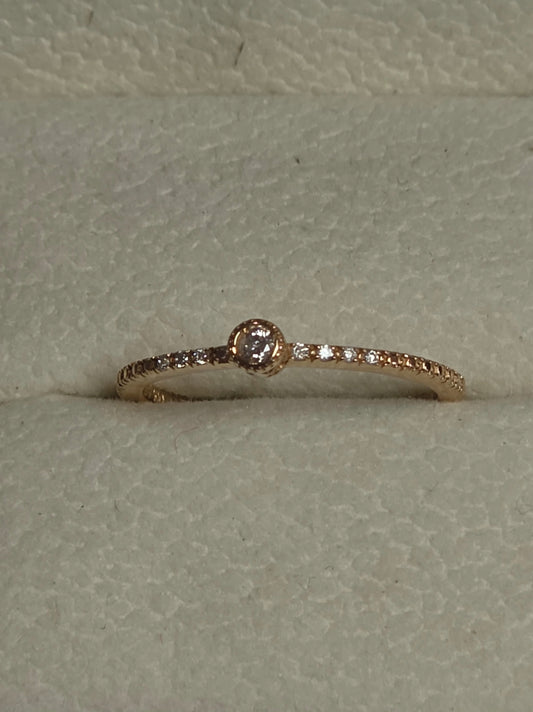 10k diamond ring