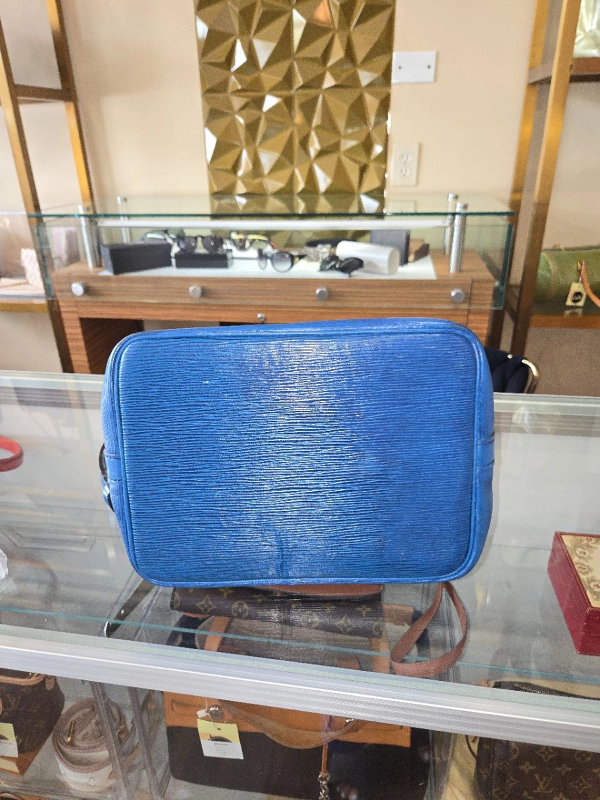 Louis Vuitton epi blue Petite Noe NA